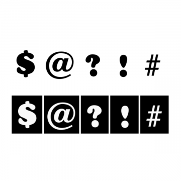 Special Characters Template Set